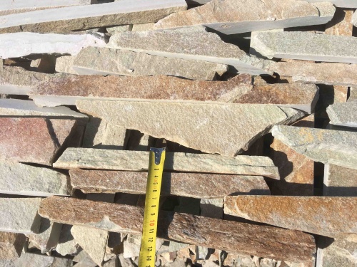 Горбушка златолит золотистый для облицовки купить в Евпатории