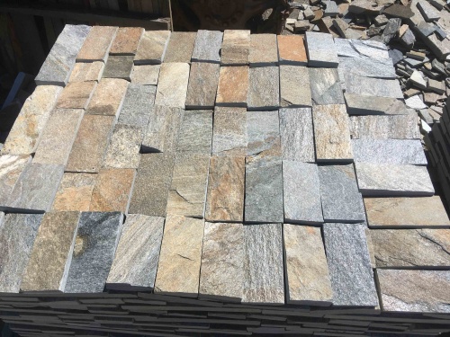 Плитка пилёная златолит Уральский для цоколя, отмостки купить в Евпатории