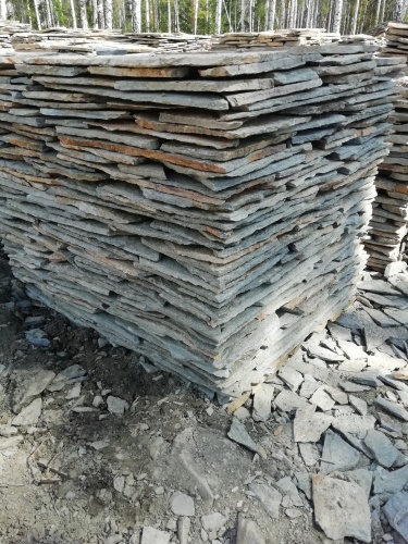 Плитняк златолит Уральский для цоколя, отмостки купить в Евпатории