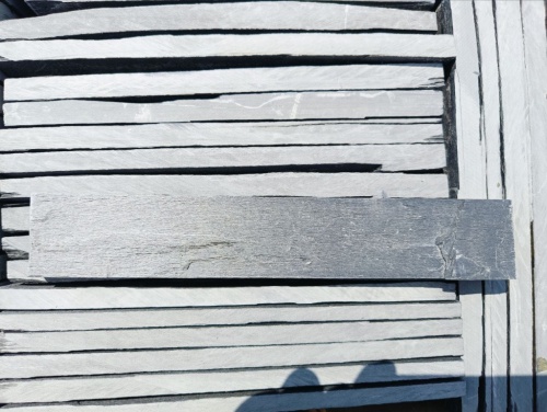 Плитка чёрная из натурального камня фасадная 30 см * 5 см, толщина 7 мм -30 мм купить в Евпатории